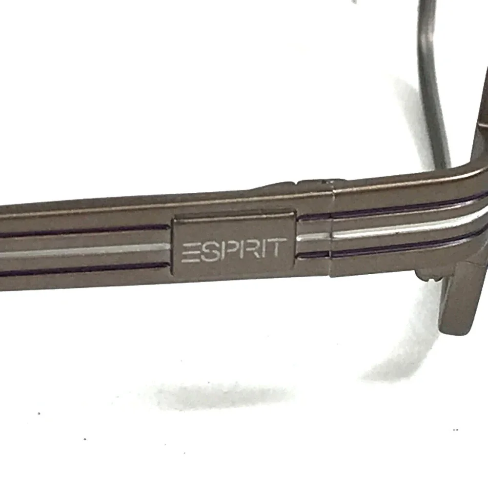 Esprit Eyeglasses Frames ET9399 535 Brown Rectangle Full Rim 50-17-130